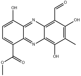 1-Phenazinecarboxylic acid, 6-formyl-4,7,9-trihydroxy-8-methyl-, methyl ester