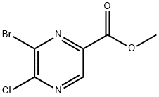 2-Pyrazinecarboxylic acid, 6-bromo-5-chloro-, methyl ester