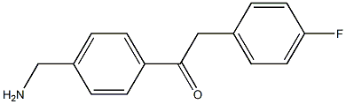 1-(4-AMINOMETHYL-PHENYL)-2-(4-FLUORO-PHENYL)-ETHANONE