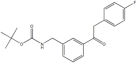 (3-[2-(4-FLUORO-PHENYL)-ACETYL]-BENZYL)-CARBAMIC ACID TERT-BUTYL ESTER