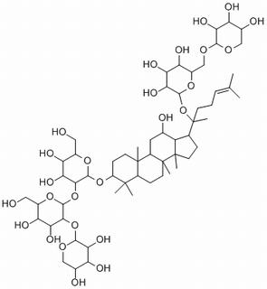 β-D-Glucopyranoside, (3β,12β)-12-hydroxy-20-[(6-O-β-D-xylopyranosyl-β-D-glucopyranosyl)oxy]dammar-24-en-3-yl O-β-D-xylopyranosyl-(1→2)-O-β-D-glucopyranosyl-(1→2)-