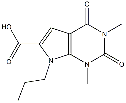 1,3-DiMethyl-2,4-dioxo-7-n-propyl-2,3,4,7-tetrahydropyrrolo[2,3-d]pyriMidine-6-carboxylic acid, 96%