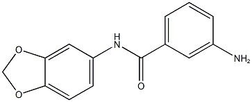 3-amino-N-(2H-1,3-benzodioxol-5-yl)benzamide