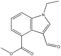 METHYL 1-ETHYL-3-FORMYL-1H-INDOLE-4-CARBOXYLATE