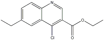 4-Chloro-6-ethylquinoline-3-carboxylic acid ethyl ester