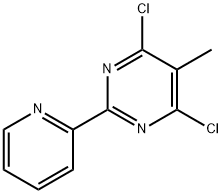 Pyrimidine, 4,6-dichloro-5-methyl-2-(2-pyridinyl)-