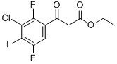 ethyl beta-(3-chloro-2,4,5-trifluorophenyl)-beta-oxopropionate