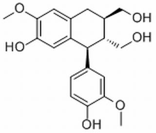 (1S)-1α-(3-Methoxy-4-hydroxyphenyl)-6-methoxy-7-hydroxy-1,2,3,4-tetrahydronaphthalene-2β,3α-bismethanol