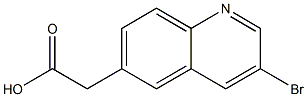 3-Bromo-6-quinolineacetic acid