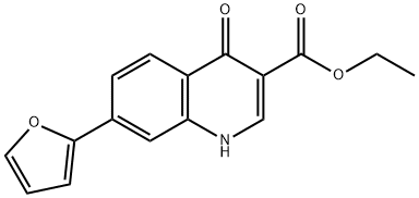 7-(呋喃-2-基)-4-氧代-1,4-二氢喹啉-3-羧酸乙酯