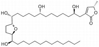 (5S)-5-Methyl-3-[(2R,8R,13R)-2,8,13-trihydroxy-13-[[(2R)-tetrahydro-5α-[(R)-1-hydroxytridecyl]furan]-2β-yl]tridecyl]-2(5H)-furanone