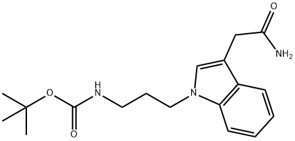 N-[3-[3-(2-Amino-2-oxoethyl)-1H-indol-1-yl]propyl]-carbamic Acid 1,1-Dimethylethyl Ester