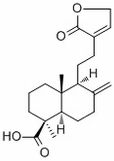 1-Naphthalenecarboxylic acid, 5-[2-(2,5-dihydro-2-oxo-3-furanyl)ethyl]decahydro-1,4a-dimethyl-6-methylene-, (1S,4aR,5S,8aR)-