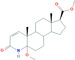 3-Oxo-4-aza-11a-methoxy-5α-αndrost-1-ene-17β-carboxylic Acid Methyl Ester