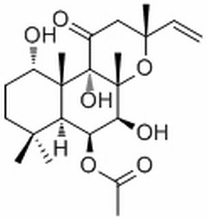 Isoforskolin,  6β-Acetoxy-1α,7β,9α-trihydroxy-8,13-epoxy-labd-14-en-11-one