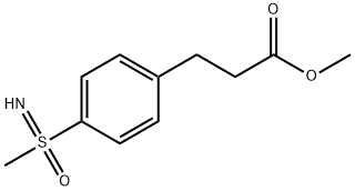 Benzenepropanoic acid, 4-(S-methylsulfonimidoyl)-, methyl ester