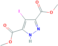 3,5-dimethyl 4-iodo-1H-pyrazole-3,5-dicarboxylate