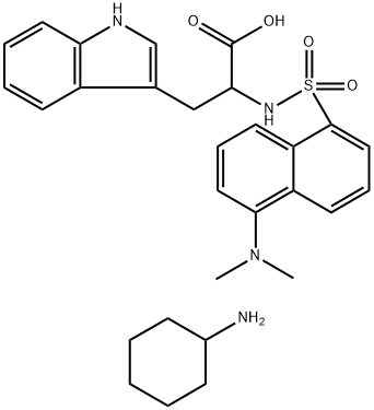 NA-DANSYL-DL-TRYPTOPHANCYCLOHEXYLAMMONIU M