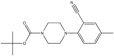 tert-Butyl 4-(2-cyano-4-methylphenyl)piperazine-1-carboxylate