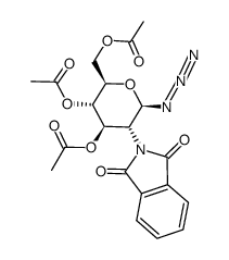 2-Deoxy-2-(1,3-dihydro-1,3-dioxo-2H-isoindol-2-yl)-β-D-glucopyranosyl azide 3,4,6-Triacetate