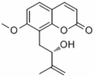 2H-1-Benzopyran-2-one,8-[(2S)-2-hydroxy-3-methyl-3-buten-1-yl]-7-methoxy-