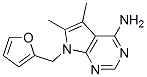 7-(2-FURYLMETHYL)-5,6-DIMETHYL-7H-PYRROLO[2,3-D]PYRIMIDIN-4-AMINE