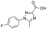 1-(4-FLUOROPHENYL)-5-METHYL-1H-1,2,4-TRIAZOLE-3-CARBOXYLIC ACID