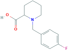 1-[(4-FLUOROPHENYL)METHYL]PIPERIDINE-2-CARBOXYLIC ACID