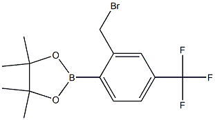 2-(2-溴甲基)-4-三氟甲基苯硼酸酯