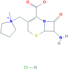 1-[[(6R,7R)-7-Amino-2-carboxy-8-oxo-5-thia-1-azabicyclo[4.2.0]oct-2-en-3-yl]methyl]-1-methylpyrrolid