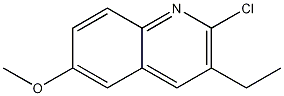 2-CHLORO-3-ETHYL-6-METHOXYQUINOLINE