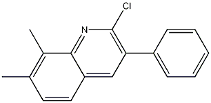 2-CHLORO-7,8-DIMETHYL-3-PHENYLQUINOLINE