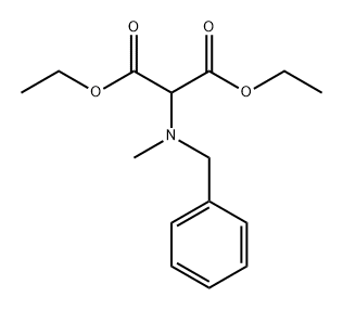 Propanedioic acid, 2-[methyl(phenylmethyl)amino]-, 1,3-diethyl ester