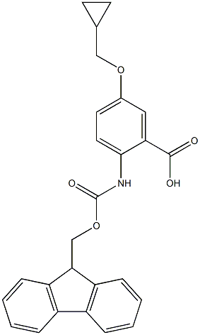 2-(Fmoc-Amino)-5-(Cyclopropylmethoxy)Benzoic Acid