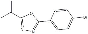 2-(4-Bromophenyl)-5-(prop-1-en-2-yl)-1,3,4-oxadiazole