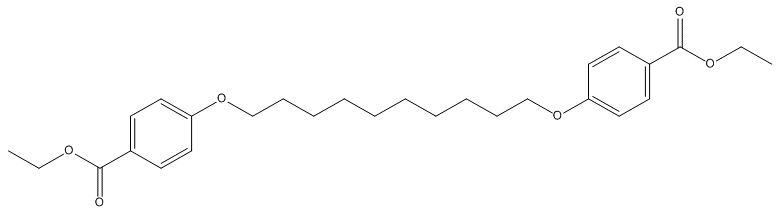 p,p-Bis(Ethoxycarbonyl)-1,10-Diphenoxydecane