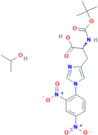 N-[叔丁氧羰基]-1-(2,4-二硝基苯基)-D-组氨酸