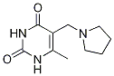 6-methyl-5-(1-pyrrolidinylmethyl)-2,4(1H,3H)-pyrimidinedione