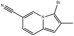 6-Indolizinecarbonitrile, 3-bromo-2-methyl-