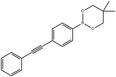 1,3,2-Dioxaborinane, 5,5-dimethyl-2-[4-(2-phenylethynyl)phenyl]-