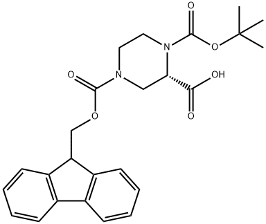 (S)-1-N-Boc-4-N-Fmoc-piperazine 2-carboxylic acid