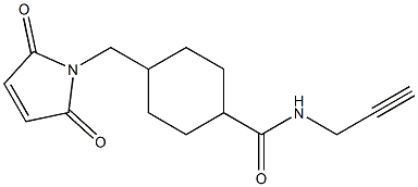 4-((2,5-二氧代-2,5-二氢-1H-吡咯-1-基)甲基)-N-(丙-2-炔-1-基)环己烷甲