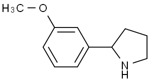 2-(3-甲氧苯基)-吡咯烷