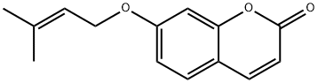 2H-1-Benzopyran-2-one, 7-[(3-methyl-2-buten-1-yl)oxy]-