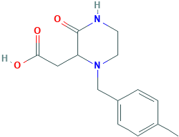 2-[1-(4-Methylbenzyl)-3-oxo-2-piperazinyl]-acetic acid