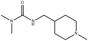 3,3-dimethyl-1-[(1-methylpiperidin-4-yl)methyl]ure a