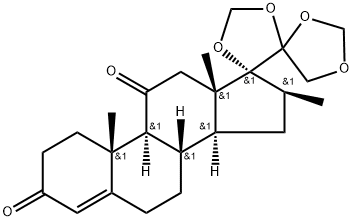 16β-Methyl-17,20:20,21-bis(methylenedioxy)-pregn-4-ene-3,11-dione