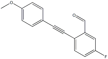 5 - fluoro - 2 - (4 - Methoxy phenyl) (acetylene) benzaldehyde