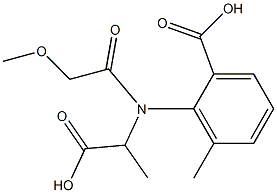 N-(2-Carboxy-6-methylphenyl)-N-(methoxyacetyl)-DL-alanine