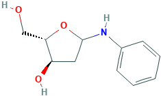 (2S,3R)-2-(Hydroxymethyl)-5-(phenylamino)tetrahydrofuran-3-ol